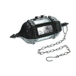 Hanging metal Moroccan lantern