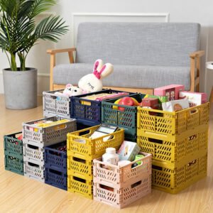 Multifunctional foldable Nordic desk basket