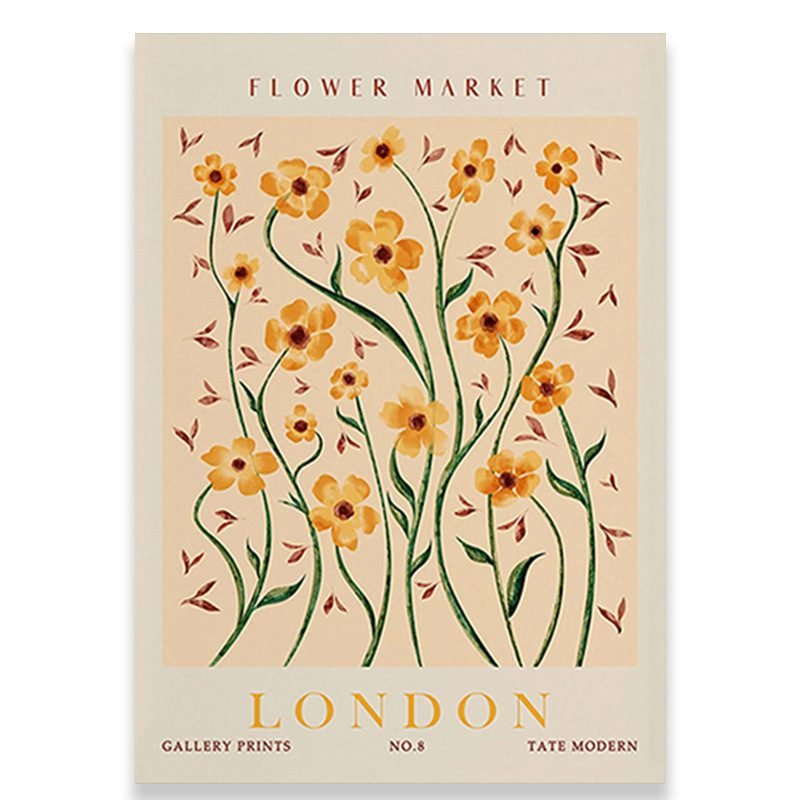 Plant And Flower Art Canvas Core Poster 6 Plant And Flower Art Canvas Core Poster - Image 6