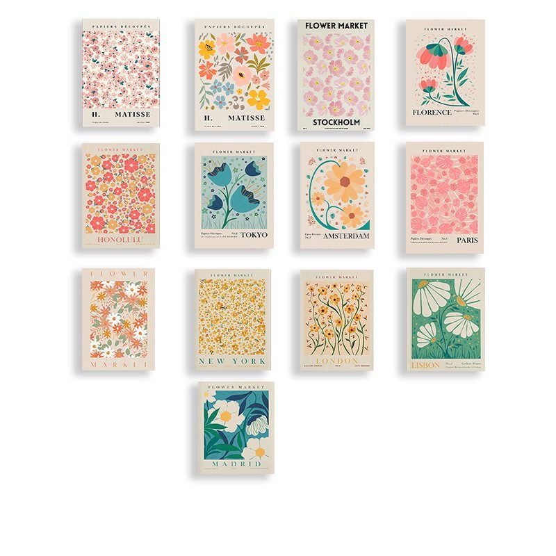 Plant And Flower Art Canvas Core Poster 1 Plant And Flower Art Canvas Core Poster