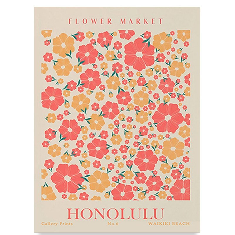 Plant And Flower Art Canvas Core Poster 9 Plant And Flower Art Canvas Core Poster - Image 9