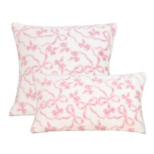 Pink Bow Pillow Case