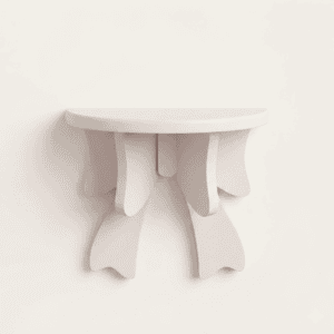 Bow Half Round Wall Shelf
