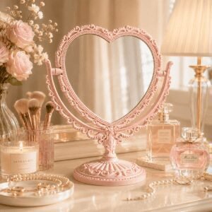 heart shaped mirror