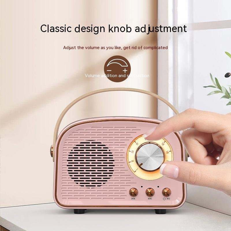 Vintage Radio Portable Card Wireless Bluetooth Speaker - Image 3