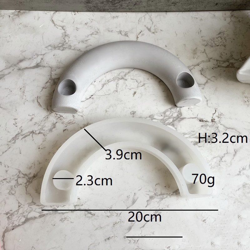 Candle Holder Gypsum Mold Home Resin Decorations - Image 7