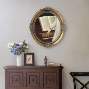 European Retro Pattern Resin Photo Frame Artistic