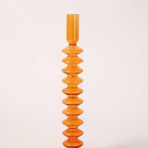 Retro Glass Color Candle Holder Home Desktop Decoration Clothing Store Soft Decoration