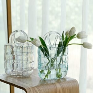 Handbag Decoration Creative Glass Vase