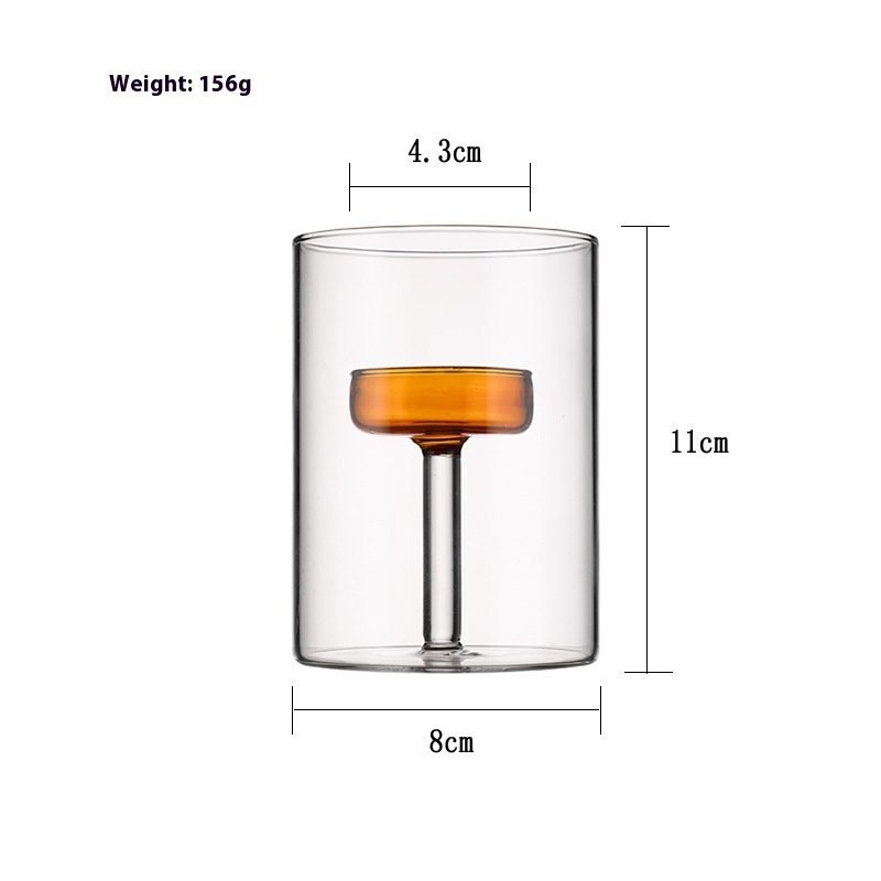 Dining Table Glass Candle Holder Dinner Props Ornaments - Image 7