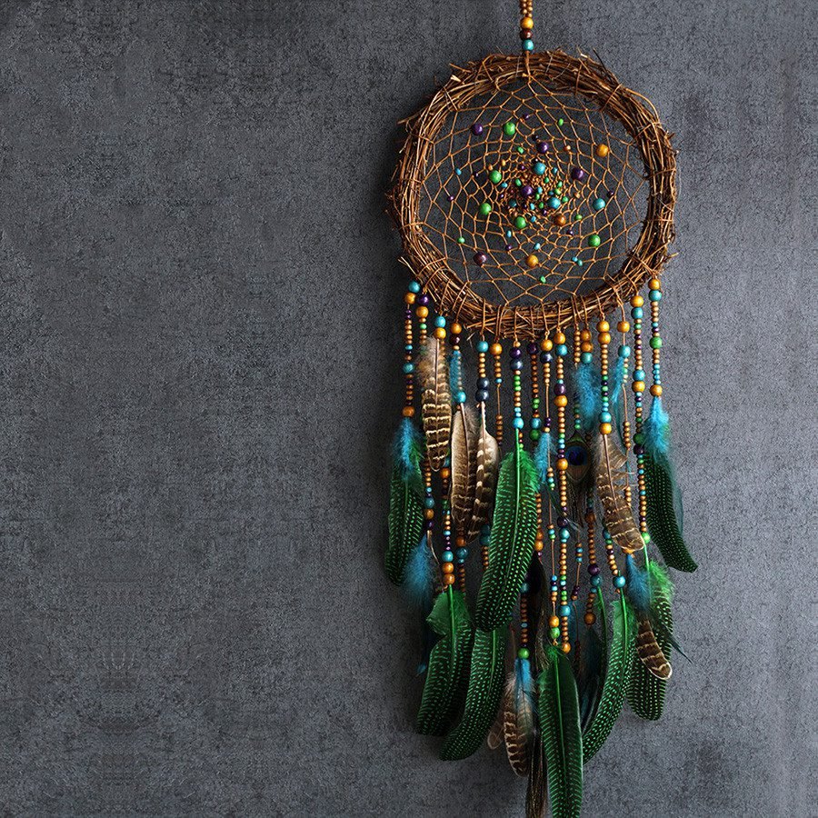 Rattan weaving original handmade dream catcher - Image 4