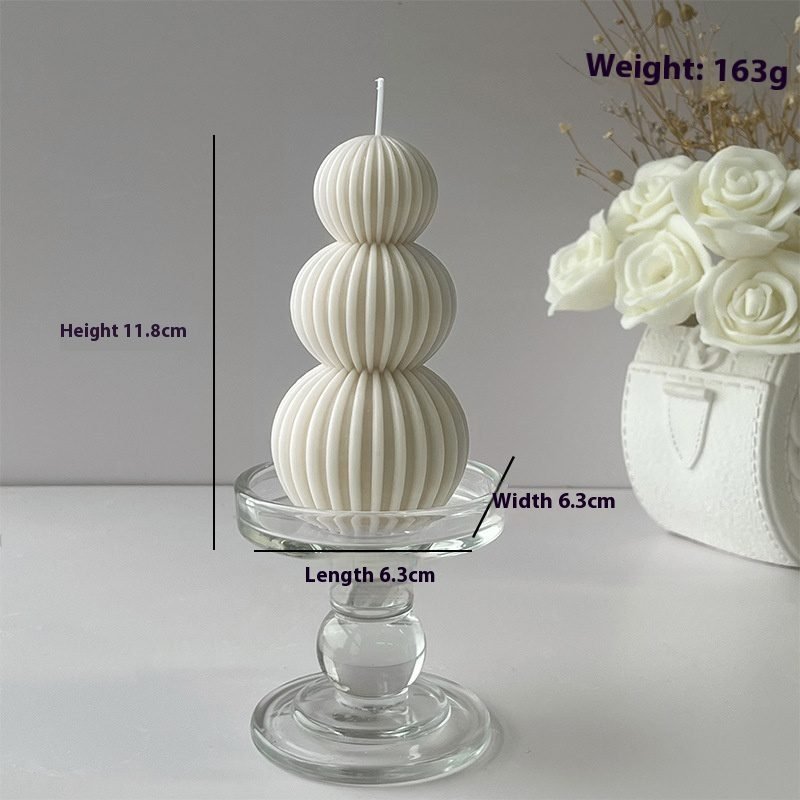 Wave Spherical Art Aromatherapy Candle - Image 3