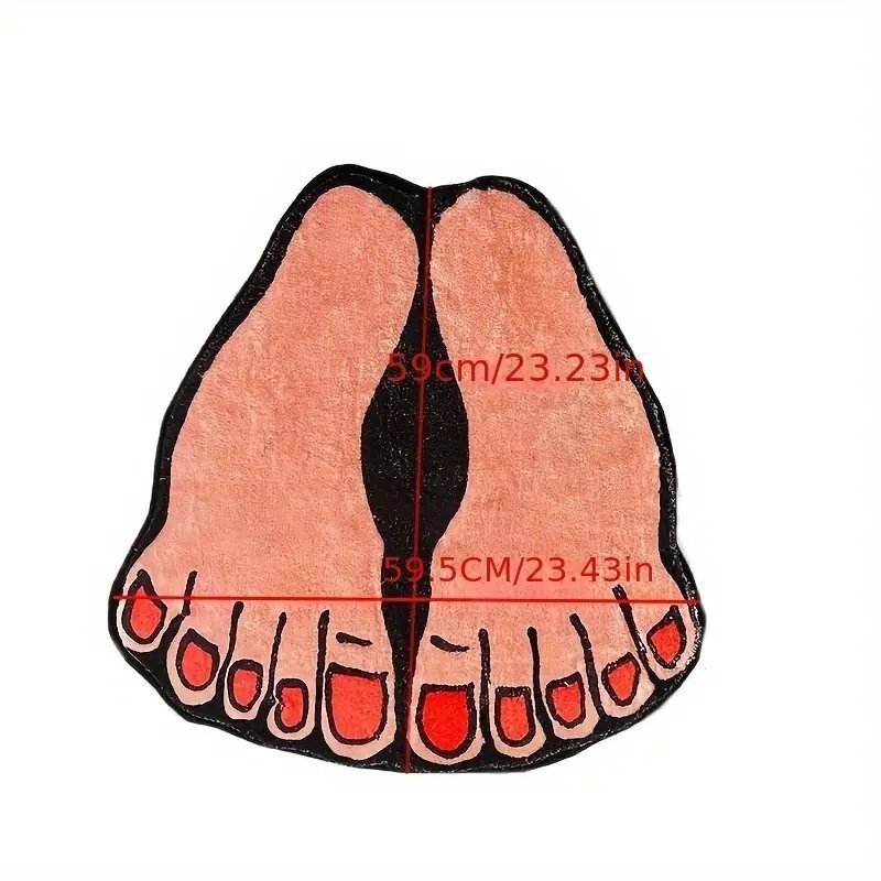 Special-shaped Cashmere Floor Mat Home Personalized Creative - Image 4