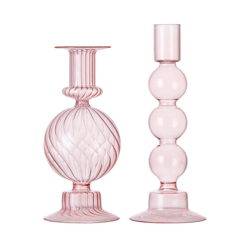 Household Transparent Borosilicate Glass Candle Holder - Image 5