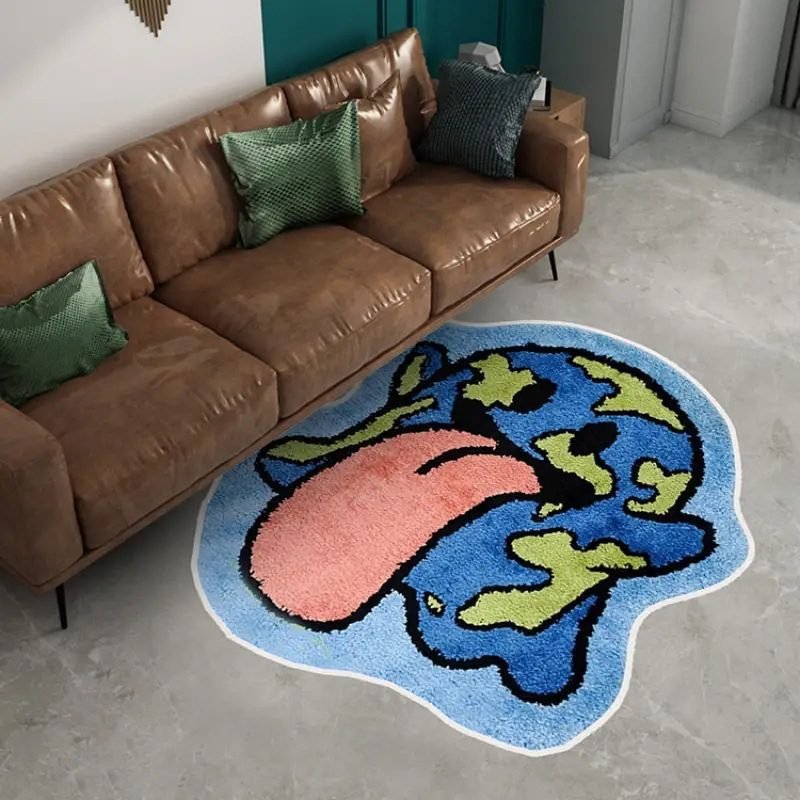 Special-shaped Cashmere Floor Mat Home Personalized Creative - Image 2