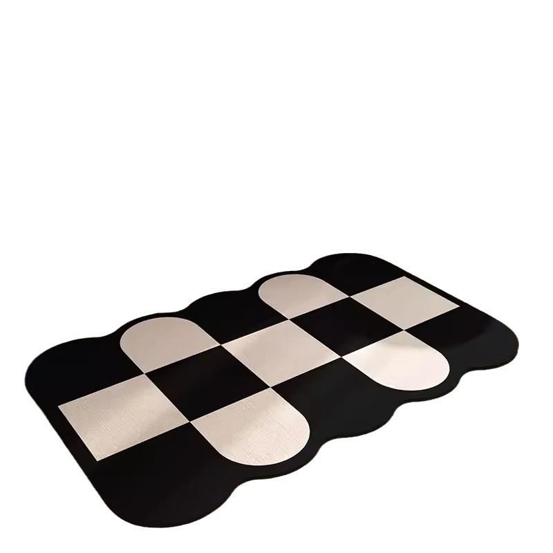 Nordic Abstract Diatom Ooze Bathroom Absorbent Mat - Image 5