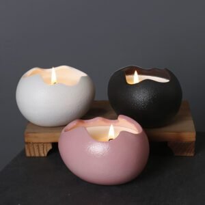 Creative Egg Shell Ceramic Aromatherapy Candle Device
