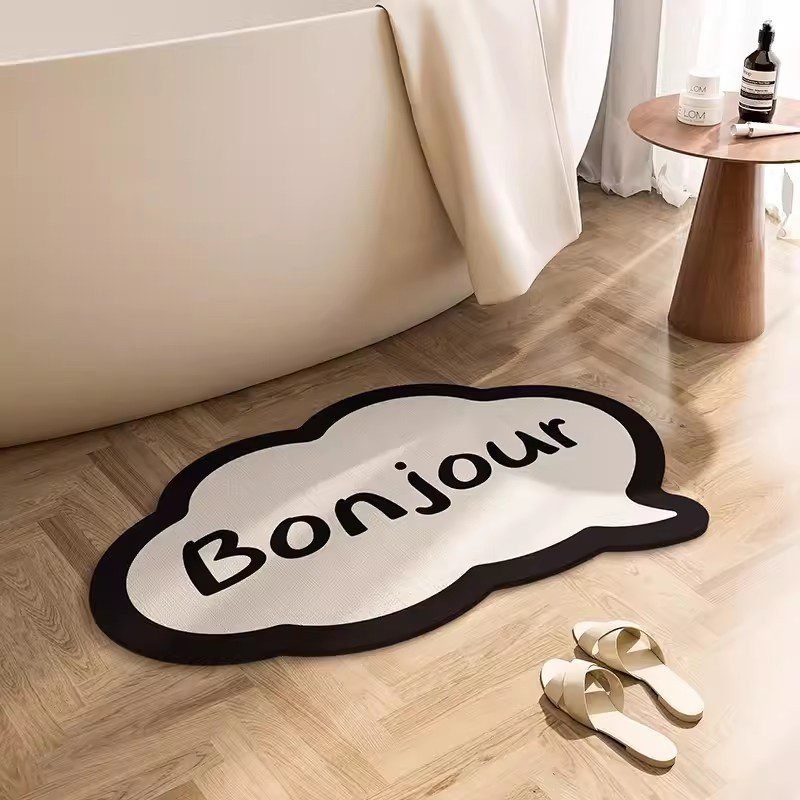 Nordic Abstract Diatom Ooze Bathroom Absorbent Mat - Image 9