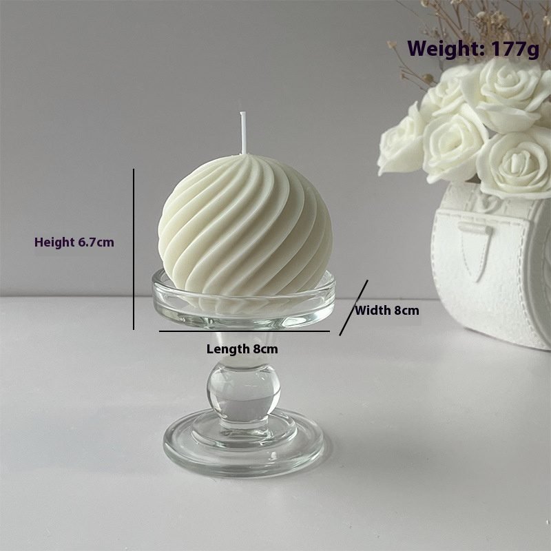 Wave Spherical Art Aromatherapy Candle - Image 5