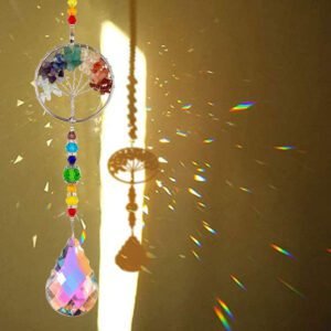 Tree Of Life Crystal Lighting Pendant Sun Catcher