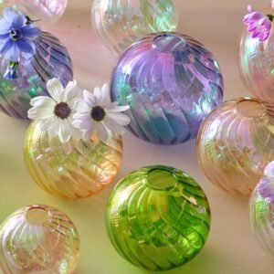 Mini Transparent Glass Vase Decoration