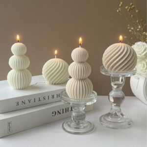 Wave Spherical Art Aromatherapy Candle