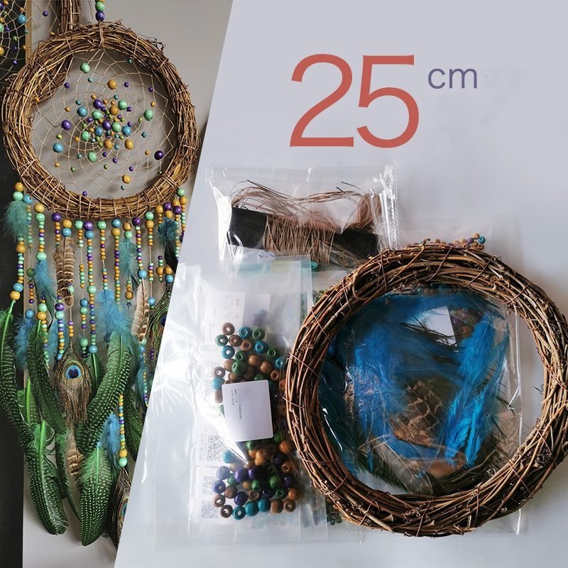 Rattan weaving original handmade dream catcher - Image 6
