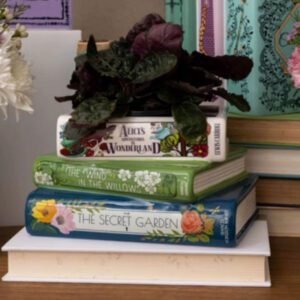 Creative Vase For The Living Room Decorative Book-shaped Ceramic Flower Pot