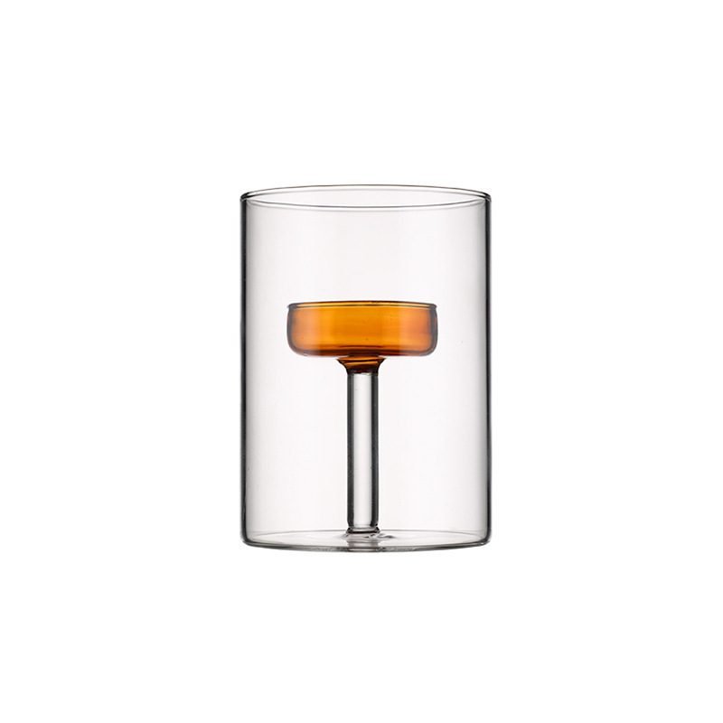 Dining Table Glass Candle Holder Dinner Props Ornaments - Image 5