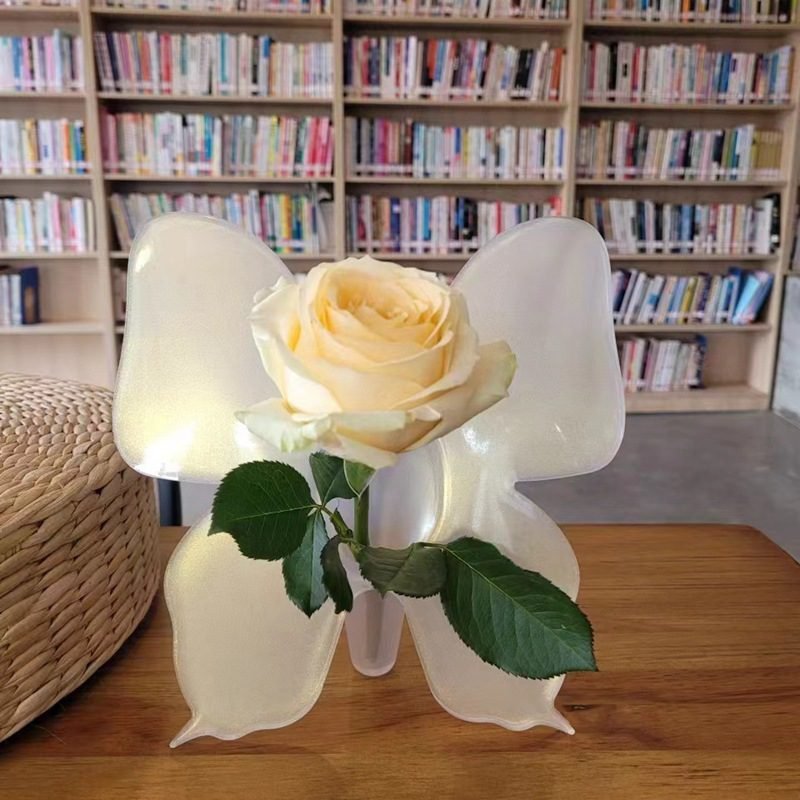Modern Minimalist Acrylic Butterfly Vase
