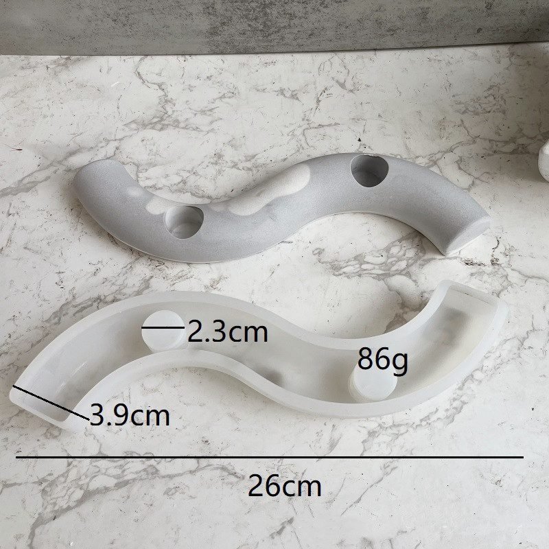Candle Holder Gypsum Mold Home Resin Decorations - Image 9
