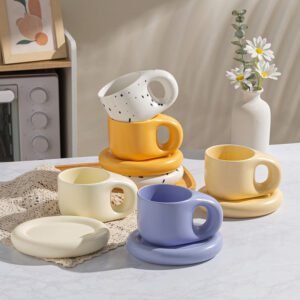 Fat Ceramic Mug Large-capacity Water Cup