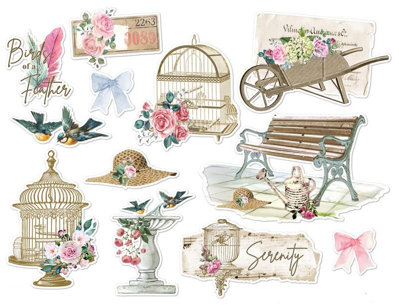 Vintage Hand Ledger Sticker Decoration - Image 4