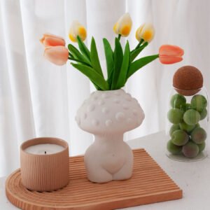 Human Body Decoration Hydroponic Vase Ceramic