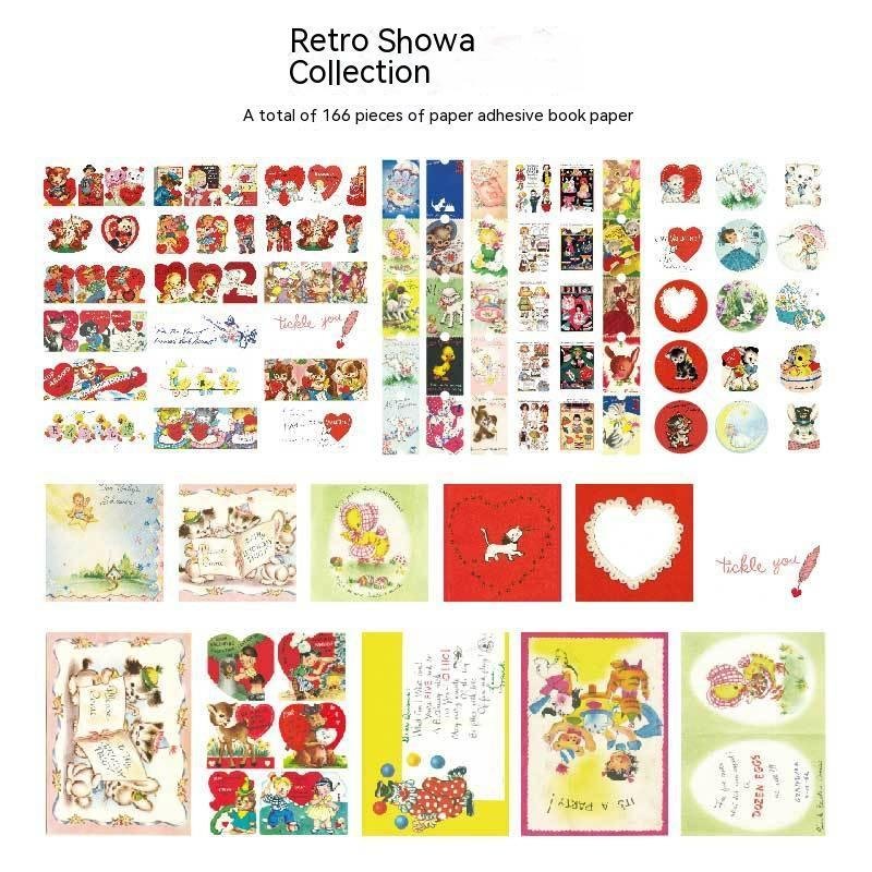Retro Series Notebook Sample Data Decorative Stickers - Image 2