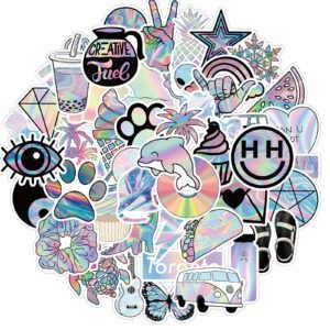 Holographic Alien Waterproof Sticker Pack