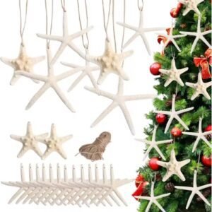 15pcs Starfish Hanging Christmas Tree Ornaments