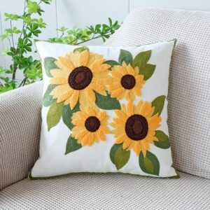 Aesthetic Sunflower Cushion