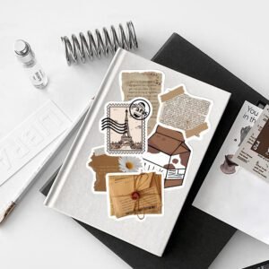 Brown Aesthetic Stickers Decorative Stickers