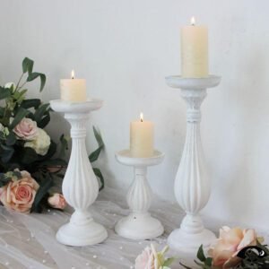 Candle Light Candle Holder Wooden