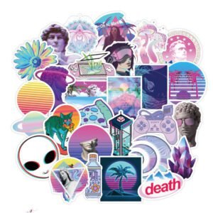 50 Vaporwave Stickers