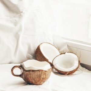 Vintage Irregular Ceramic Coconut Cup