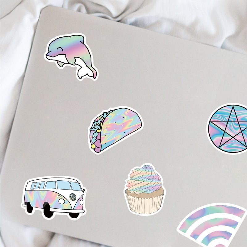 Holographic Alien Waterproof Sticker Pack - Image 5