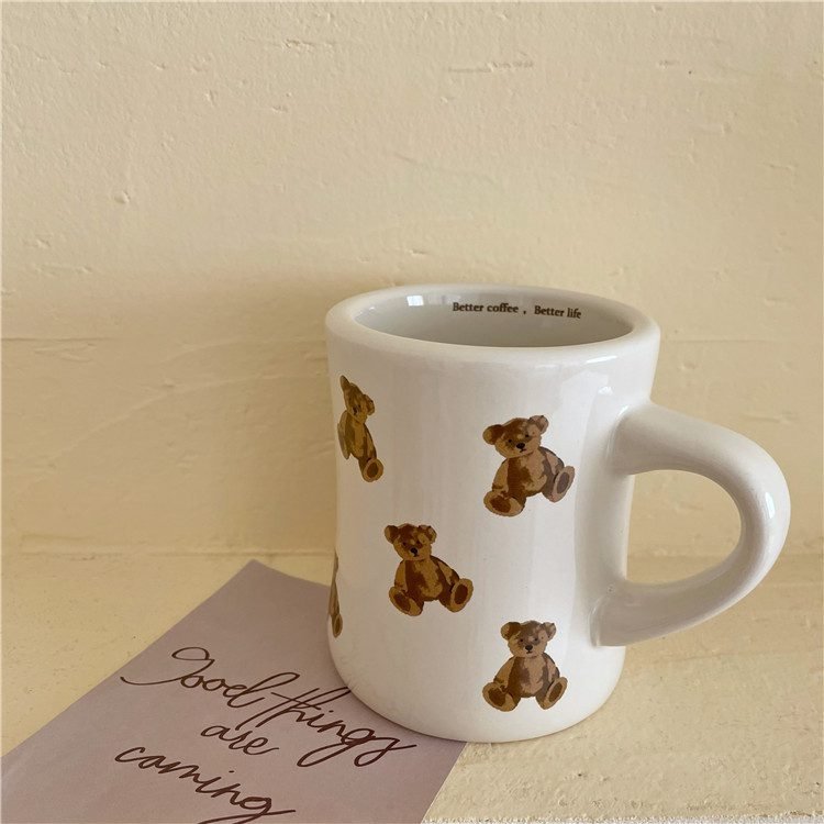 Homemade Bear Mug Large Capacity - Image 2