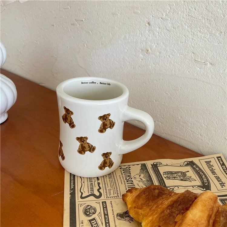 Homemade Bear Mug Large Capacity - Image 4